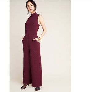 NWT Anthropologie Charley Mock Neck Jumpsuit